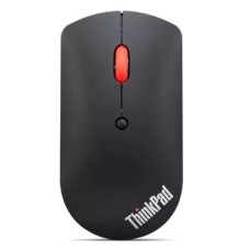 LENOVO MOUSE THINKPAD BLUETOOTH SILENT MOUSE, BLUETOOTH 5.0, ADJUSTABLE DPI 2400, 1600, 800, BLUE OPTICAL SENSOR, BLACK