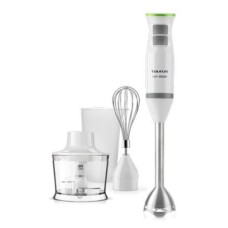 TAURUS HAND BLENDER, BAPI 850 PLUS INOX, 850W, HIGH PERFORMANCE MOTOR, 20 SPEEDS, ICE CRUSHER, BPA FREE, STAINLESS STEEL BLADES BEAT&CHOP, CHOPPER JAR & WHISK & MEASURING CUP, INOX