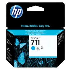 HP INK CARTRIDGE CYAN, HP 711, 29ML, FOR DESIGNJETS T120, T125, T130, T520, T525, T530 SERIES