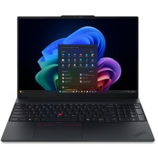 LENOVO NOTEBOOK THINKPAD E16 G4, INTEL CORE 5 320, 1.5-4.6Ghz/6MB, 6C, 16TOPS, 32GB, 512GB SSD, INTEL GRAPHICS, 16' WUXGA 1920x1200 IPS 400NITS AG 60Hz, WIFI7, BT, LAN, USB-A, USB4, HDMI, DOS, 3YW, BLACK