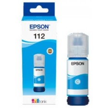 EPSON INK BOTTLE CYAN 112, 1 x 70.0 ml, 6K PAGES, FOR ITS L6550, L6570, L6580, L15150, L15160, L11160, L6490, L6460, L15180