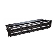 DLINK PATCH PANEL CAT5E UTP 48PORT, 2U, FULLY LOADED, KEYSTONE TYPE