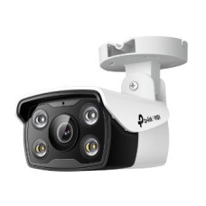 TP-LINK NETWORK CAMERA OUTDOOR BULLET VIGI, 4MP, 24H FULL-COLOR, 6mm FIXED LENS, SMART DETECTION, ACTIVE DEFENSE, REMOTE MONITORING, SMART VIDEO CODING, SMARTVID, MIC, SPEAKERS, MICRO SD CARD, LAN, PoE/12V DC, WATERPROOF, 2YW