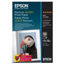EPSON PAPER PHOTO PREMIUM GLOSSY - 13x18cm - 30 SHEETS