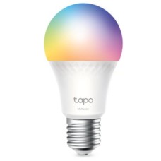 TP-LINK TAPO, SMART WI-FI LIGHT BULB, MULTICOLOR, 2.4 GHZ, IEEE 802.11B/G/N, 220–240 V, 50/60 HZ, BRIGHTNESS: W: 806 LM/ R: 55 LM/G: 140 LM/B: 25 LM, 8.7 W, 2, 500 K – 6, 500 K, BEAM ANGLE 220°, LIFETIME UP TO 15000 HOURS TP-LINK TAPO, SMART WI-FI LIGHT BULB, MULTICOLOR, 2.4 GHZ, IEEE 802.11B/G/N, 220–240 V, 50/60 HZ, BRIGHTNESS: W: 806 LM/ R: 55 LM/G: 140 LM/B: 25 LM, 8.7 W, 2, 500 K – 6, 500 K, BEAM ANGLE 220°, LIFETIME UP TO 15000 HOURS