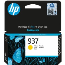 HP INK CARTRIDGE YELLOW, HP 937, FOR OFFICEJET PRINTERS 9720e, 9730e, 9132e, 9117b, 9120e, 9122e, 9135e, 9110b, 9125e, 9120b, 9130b - 800 PAGES