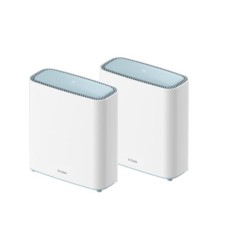 DLINK WIRELESS AX 3200 WI-FI 6 DUAL BAND AI MESH SYSTEM, MU-MIMO & OFDMA, 2X GIGABIT LAN PORT, 1 X GIGABIT WAN PORT, VOICE CONTROL, FOTA, D-LINK AI TECHNOLOGY, D-LINK WI-FI MESH, D-LINK AI APP SUPPORT,  (PACK OF 2 UNITS ), EU/UK PLU