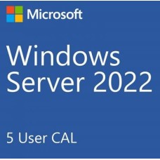 MICROSOFT WINDOWS SERVER STANDARD 2022 CALS 5 USERS, COMPATIBLE WITH ALL SERVERS