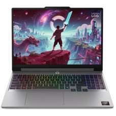 LENOVO NOTEBOOK LOQ 15AHP11, AMD RYZEN 7 250, 3.3-5.1GHz/24MB, 8C, 16TOPS, 16GB, 512GB SSD, NVIDIA GEFORCE RTX 5050 8GB GDDR7, 15.3' WUXGA 1920x1200 IPS 300NITS AG 165Hz, WIFI6, BT, LAN, 3xUSB-A, USB4, HDMI 2.1, WIN 11 HOME, 3YW, 245W PA, LUNA GREY
