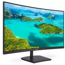 PHILIPS MONITOR 23.8'', HOME, F, VA, CURVED, FHD 1920 X 1080, 75Hz, 4MS, 250CD/M2, TILT, VESA, VGA, HDMI, 3YW, BLACK
