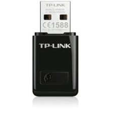 TP-LINK WIRELESS ADAPTER, N300, USB 2.0, MINI, WPS BUTTON, SUPPORT 64/128 bit WEP, WPA-PSK/WPA2-PSK, BLACK