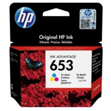 HP INK CARTRIDGE COLOR, HP 653, FOR PRINTERS INK ADVANTAGE 6075, 6475 - 200 PAGES