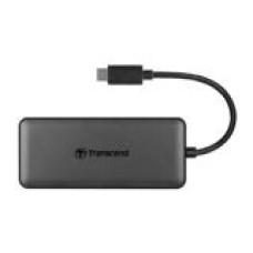 TRANSCEND HUB 6-IN-1 USB 3.1 GEN 2, USB TYPE-C (USB 3.1 GEN 2), MICROSD CARD SLOT (UHS-I), SD CARD SLOT (UHS-II), USB TYPE-C (MAX. 60W POWER DELIVERY), USB TYPE-A X2 (USB 3.1 GEN 1), BLACK, 2YW