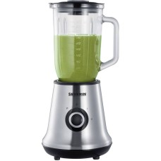 SEVERIN BLENDER, 1000ML, DRINKS/ CRUSH ICE, SMOOTHIE, 500W, REMOVABLE GLASS BLENDER & KNIFE, POURING SPOUT, MEASURING CUP, STAINLESS STEEL SEVERIN BLENDER, 1000ML, DRINKS/ CRUSH ICE, SMOOTHIE, 500W, REMOVABLE GLASS BLENDER & KNIFE, POURING SPOUT, MEASURING CUP, STAINLESS STEEL