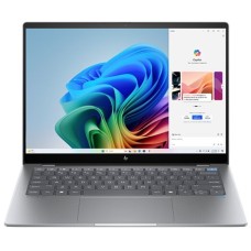 HP NOTEBOOK OMNIBOOK X 14-fe0000nv, QC SNAPDRAGON X1E-78-100 AI 3.4GHz/12MB, 12 CORES, 32GB, 1TB PCIe NVMe M.2 SSD, QUALCOMM ADRENO 660 GRAPHICS, 14'' 2.2K TOUCH, WIN 11 HOME, 3YW, METEOR SILVER, CASHBACK 50€ UNTIL 31/07/2026