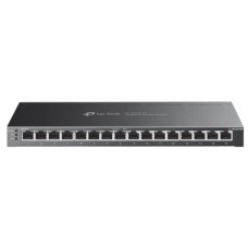 TP-LINK SWITCH 16PORTS GIGABIT LAN PORTS, +8 POE PORTS, QOS, 120W, DESKTOP/WALLMOUNT, STEEL CASE, UK PLUG