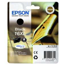 EPSON INK CARTRIDGE BLACK 16XL, 1 x 12.9 ml, FOR WF-2750DWF & OTHER OLD MODELS EPSON INK CARTRIDGE BLACK 16XL, 1 x 12.9 ml, FOR WF-2750DWF & OTHER OLD MODELS