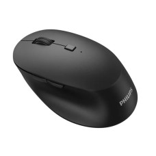 PHILIPS MOUSE, 5000 SERIES WIRELESS, SPK7507B, 2.4GHZ WIRELESS, ERGONOMIC DESIGN, 6 BUTTONS, WORK SMOOTHLY BETWEEN 3 DEVICES, BLACK