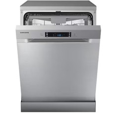 SAMSUNG DISHWASHER, D, FREE STANDING, 85KWH, 14 SETS, 7 PROGRAMS, QUICK PROGRAM, DELAYED START, HALF LOAD, AQUA STOP, CHILD LOCK, (HxWxD) 84.5x59.8x60.0cm, SILVER SAMSUNG DISHWASHER, D, FREE STANDING, 85KWH, 14 SETS, 7 PROGRAMS, QUICK PROGRAM, DELAYED START, HALF LOAD, AQUA STOP, CHILD LOCK, (HxWxD) 84.5x59.8x60.0cm, SILVER