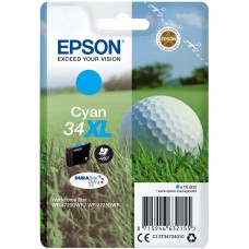 EPSON INK CARTRIDGE CYAN 34XL, 1 x 10.8 ml, FOR WF-3720DWF
