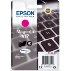 EPSON INK CARTRIDGE MAGENTA L 407, FOR WF-4745DTWF 1900 PAGES