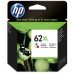HP INK CARTRIDGE TRI - COLOR HIGH YIELD, HP 62XL, FOR MOBILE PRINTERS 200 & 250 - 415 PAGES