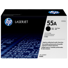 HP TONER BLACK, HP 55A, FOR MONOCHROME LASERJET P3015, M525, M521- 6.000 PAGES