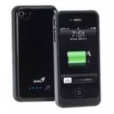 GENIUS POWER BANK-PACK ECO-i100, FOR iPHONE 4/4S, 1850mA BATTERY CAPACITY, SYNC WHEN CHARGING, BLACK