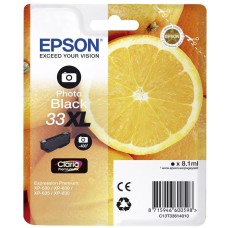 EPSON INK CARTRIDGE PHOTO BLACK 33XL, 1x8.1 ml, FOR XP-530, XP-630 EPSON INK CARTRIDGE PHOTO BLACK 33XL, 1x8.1 ml, FOR XP-530, XP-630
