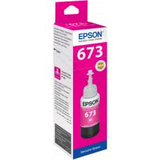 EPSON INK BOTTLE MAGENTA T6733, 1 x 70.0 ml, 4K PAGES, FOR ITS 6 CLR, L800, L805, L810, L850, L1800