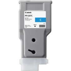 CANON INK CARTRIDGE PFI-207 C CYAN PIGMENT INK TANK FOR IPF680 CANON INK CARTRIDGE PFI-207 C CYAN PIGMENT INK TANK FOR IPF680