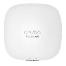 HPE ARUBA ACCESS POINT INSTANT ON AP22, 12V/18W, INDOOR, FAST 802.11AX, 2X2:2 WI-FI CERTIFIED 6 (WI-FI 6), 2X2 MIMO, DUAL RADIO, UPLINK GIGABIT PORT WITH POE IN SUPPORT, 2YW