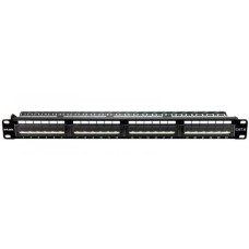DLINK PATCH PANEL ANGULAR Cat6 UTP 24PORT, FULLY LOADED, KEYSTONE TYPE, 1U