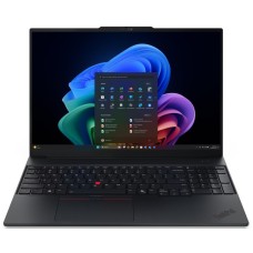 LENOVO NOTEBOOK THINKPAD E16 G4, INTEL ULTRA 7 355, 2.3-4.7GHz/12MB, 8C, 49TOPS, 24GB, 512GB SSD, INTEL GRAPHICS, 16' WUXGA 1920x1200 IPS 400NITS AG 60Hz, WIFI7, BT, LAN, USB-A, USB4, HDMI, WIN 11 PRO, 3YW, BLACK