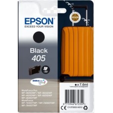 EPSON INK CARTRIDGE BLACK 405 DURABRITE ULTRA INK, 1 x 7.6 ml, 350 PAGES, FOR WF-3820, WF3825, WF-4820, WF-4825, WF-4830, WF-7830, WF-7835, WF-7840