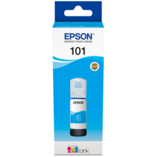 EPSON INK BOTTLE CYAN 101, 1 x 70.0 ml, 6K PAGES, FOR ITS 4 CLR, L4150, L4160, L6160, L6170, L6190, L14150, L6276, L4266, L4260, L6260, L6270, L6290 EPSON INK BOTTLE CYAN 101, 1 x 70.0 ml, 6K PAGES, FOR ITS 4 CLR, L4150, L4160, L6160, L6170, L6190, L14150, L6276, L4266, L4260, L6260, L6270, L6290