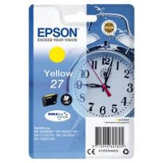 EPSON INK CARTRIDGE YELLOW 27, 1 x 3.6 ml, FOR WF-3620DWF, WF-7110DTW, WF-7610DWF, WF-7710DWF EPSON INK CARTRIDGE YELLOW 27, 1 x 3.6 ml, FOR WF-3620DWF, WF-7110DTW, WF-7610DWF, WF-7710DWF