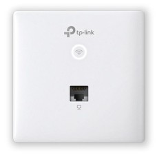 TP-LINK ACCESS POINT AC1200, WIRELESS INDOOR WALL PLATE, DUAL BAND, 2X GIGABIT PORTS, 2 X INTERNAL ANTENNAS, MU-MIMO, BAND STEERING, LOAD BALANCE, OMADA APP