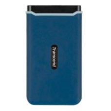 TRANSCEND SSD ESD370C EXTERNAL PORTABLE 250GB, 2.5'', USB TYPE-C, USB 3.1, READ: 1050MB/s, WRITE: 950MB/s, ELEGANT ANTI-SHOCK DESIGN, 3D NAND FLASH, SUPPORT UASP (USB ATTACHED SCSI PROTOCOL), WIN & MAC, 3YW, NAVY BLUE