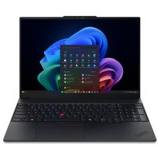 LENOVO NOTEBOOK THINKPAD E16 G4, INTEL CORE 5 320, 1.5-4.6Ghz/6MB, 6C, 16TOPS, 24GB, 512GB SSD, INTEL GRAPHICS, 16' WUXGA 1920x1200 IPS 400NITS AG 60Hz, WIFI7, BT, LAN, USB-A, USB4, HDMI, WIN 11 PRO, 3YW, BLACK