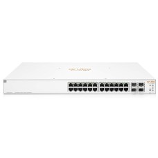 HPE ARUBA SWITCH INSTANT ON 1930 24G, 24x PORTS GIGABIT FULL PoE CLASS4 195W, 4x SFP+ PORTS, LAYER 2+ (STATIC ROUTING), SMART MANAGED, ADVANCE SECURITY FEATURES, RACK MOUNTABLE, LIFETIME WARRANTY HPE ARUBA SWITCH INSTANT ON 1930 24G, 24x PORTS GIGABIT FULL PoE CLASS4 195W, 4x SFP+ PORTS, LAYER 2+ (STATIC ROUTING), SMART MANAGED, ADVANCE SECURITY FEATURES, RACK MOUNTABLE, LIFETIME WARRANTY