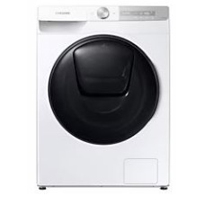 SAMSUNG WASHING MACHINE WW80T, 8KG, 1400RPM, B, SMART WIFI, AL CONTROL, ECO BUBBLE, BUBBLE SOAK, DRUM CLEAN, ADD WASH, BLACK DOOR, WHITE, 20YW ON DIGITAL INVERTER COMPRESSOR