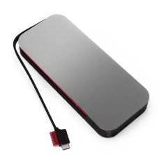 LENOVO GO LAPTOP POWER BANK, 20000 mAh, LED INDICATOR (x4 LED, 25% EACH), INPUT:100W (20V/5A), OUTPUT:USB-C(MAX 65W, 20V/3.25A), USB-A (MAX 18W, 12V/1.5A), 1YW, THUNDER BLACK
