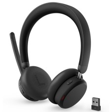 LENOVO ANC HEADSET 6550 (TEAMS), DUAL-MODE, WIRELESS, BLUETOOTH, 20Hz-20 kHz, 1x UNIDIRECTIONAL MIC, 4x OMNIDIRECTIONAL MIC, 640 mAh, 3YW, BLACK