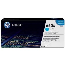 HP TONER CYAN, HP 650A, FOR PRINTERS COLOR LASERJET CP5520, CP5525, M750 SERIES - 15.000 PAGES