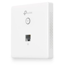 TP-LINK ACCESS POINT N300, WIRELESS INDOOR WALL PLATE, 2.4 GHz, 2X LAN PORTS, 2 X INTERNAL ANTENNAS, LOAD BALANCE, CAPTIVE PORTAL