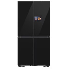 SAMSUNG REF., 4-DOOR, 654L, E, NO FROST, HYBRID/PRECISE COOLING, METAL COOLING BACK, AI INVERTER, AI ENERGY/VISION MODE, AI HOME WITH 9' SCREEN, BEVERAGE CENTER, AUTO OPEN DOOR, WIFI, HxWxD 1.85x0.91x0.73, CLEAN DEEP CHARCOAL