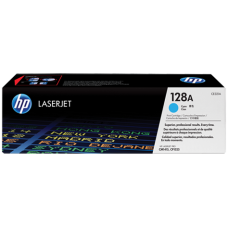 HP TONER CYAN, HP 128A, FOR PRINTERS COLOR LASERJET CP1525, CM1415 - 1.300 PAGES