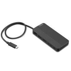 LENOVO TRAVEL DOCKING STATION USB-C DUAL DISPLAY (W/ADAPTER), INPUT 100W, OUTPUT 65W, USB-C, GIGABIT LAN, HDMI 2.1, DP 1.4, 3YW, ECLIPSE BLACK LENOVO TRAVEL DOCKING STATION USB-C DUAL DISPLAY (W/ADAPTER), INPUT 100W, OUTPUT 65W, USB-C, GIGABIT LAN, HDMI 2.1, DP 1.4, 3YW, ECLIPSE BLACK