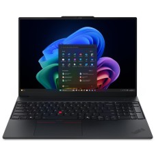 LENOVO NOTEBOOK THINKPAD E16 G4, INTEL CORE 5 320, 1.5-4.6Ghz/6MB, 6C, 16TOPS, 16GB, 512GB SSD, INTEL GRAPHICS, 16' WUXGA 1920x1200 IPS 400NITS AG 60Hz, WIFI7, BT, LAN, USB-A, USB4, HDMI, WIN 11 PRO, 3YW, BLACK